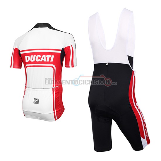 Abbigliamento Ducati 2016 Manica Corta E Pantaloncino Con Bretelle bianco e rosso - Clicca l'immagine per chiudere